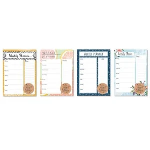 A4 Weekly Planner - Meal List To Do Shopping Desk Note Pad Home Office Plan - Picture 1 of 1
