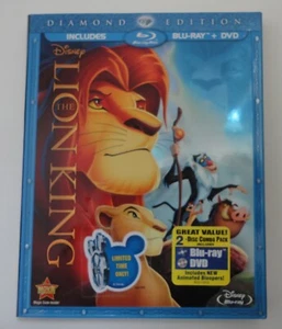 Disney The Lion King Diamond Edition Blu-Ray + DVD New Sealed w/ Slip Case - Foto 1 di 1