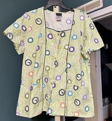 Baby Phat Scrub Top Size Extra Large Multicolored Wore Once - Image 1 of 4