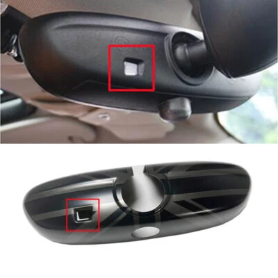 Cubierta de espejo retrovisor con conector nocturno para MINI Cooper F54 F55 F56 F60 14-22 atenuación automática Foto 1 de 4