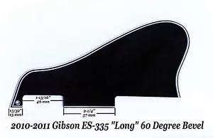 ES-335 LONG 2010-2011 Pickguard 5-Ply Black 60 Deg made for Gibson Project NEW - Picture 1 of 5