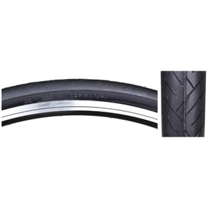 Sunlite Bicycle Flat Shield Road Clincher Tire Black 27" x 1-1/4" Bike Wire Bead - Picture 1 of 1