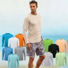 Sun Protection Long Sleeve Microfiber Sun Shirt UV SPF 50+ Fishing / Swim Shirt 