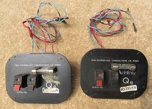 Infinity Qe Crossovers Pair Vintage Speaker Parts Working X-Over Good Condition - Picture 1 of 6