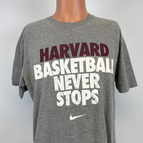 Nike Harvard Crimson Basketball Never Just Do It T Shirt Ivy League College L Cover