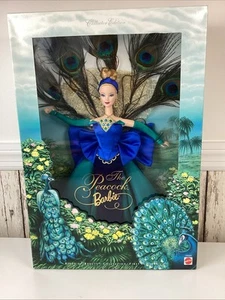 1998 THE PEACOCK BARBIE - 19365 - ORIGINAL BOX UNOPENED - BIRDS OF BEAUTY COLLEC - Picture 1 of 16