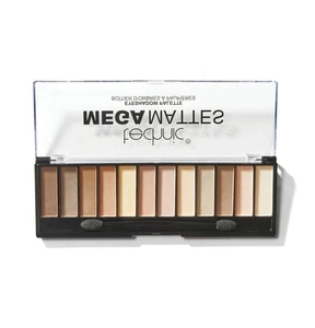 Technic Mega Mattes Nude Eyeshadow Palette - 12 Pigmented, Professional, Long - Picture 1 of 4