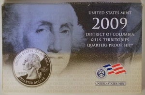 2009 S Proof Territories Quarter Set Gem DCam with Box COA 6 Coins Clad - Picture 1 of 4