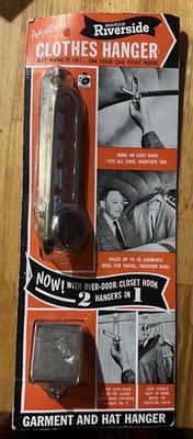 Percha antigua para ropa y sombrero Wards Riverside. Scotty. Sobre puerta y coche Foto 1 de 2