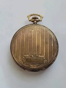 1922 NEW YORK STANDARD 10s 15j KEYSTONE Pocketwatch Gold-Filled Case PROJECT  - Picture 1 of 17