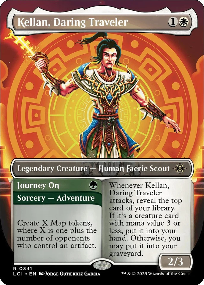 Kellan, Daring Traveler (Borderless) - 341 / English / Near Mint - Image 1 of 1