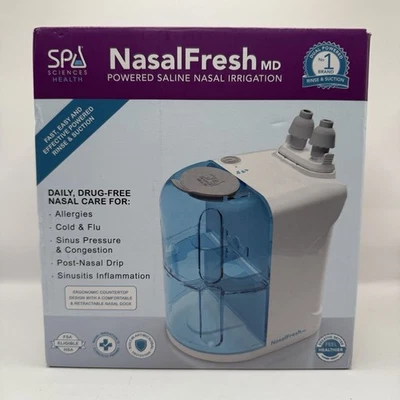 Spa Sciences Nasal Fresh MD, Irrigación nasal salina alimentada Falta tapa Foto 1 de 4