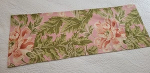 April Cornell Pink Floral Table Runner 13 X 70" - Picture 1 of 4