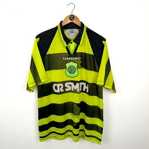 CELTIC MAGLIA UMBRO AWAY VINTAGE MAILLOT TRIKOT JERSEY SHIRT 1996-1997 - Picture 1 of 13
