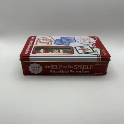Elf On The Shelf Make A Match Memory Game Pressman Tin - Image 1 of 3