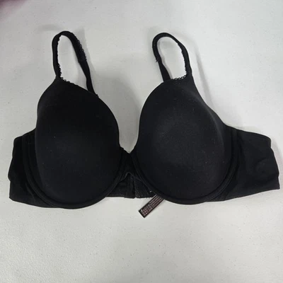 Sujetador Victoria's Secret Mujer 38D Negro Cuerpo Forrado Cobertura Perfecta Foto 1 de 4