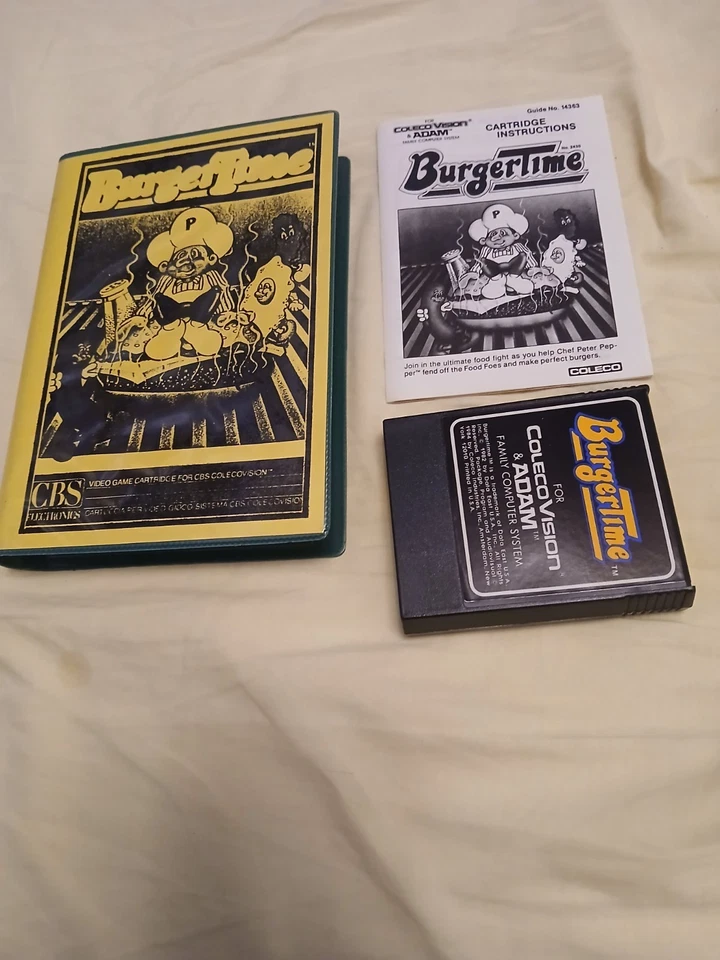 Burgertime Colecovision Rare Box Telegames - Immagine 1 di 3