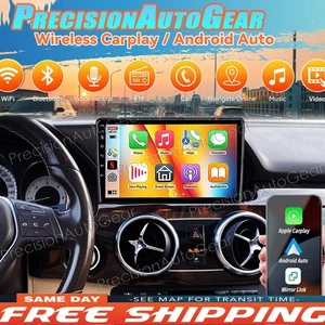 For Mercedes X204 GLK-Class 12-15 GLK300 350 Carplay Player GPS Android 14 2+32G - Picture 1 of 17