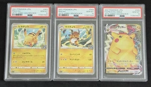 PSA 10 Pikachu VMAX Raichu 003 004 006/015 25th Anniversary Sequential Japanese - Picture 1 of 2