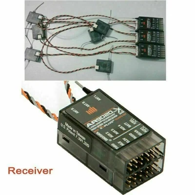 9CH 2.4GHz Receiver Digital AR9020 Receiver Spektrum Bulk X-Plus 2 Satellites - Image 1 of 4
