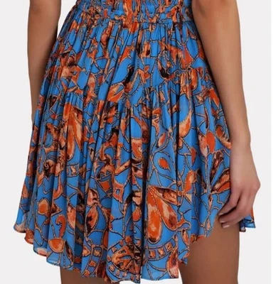 A.L.C. 100% шелк мини юбка (размер 6) с подкладкой - новый с ярлыками - Изображение 1 из 4