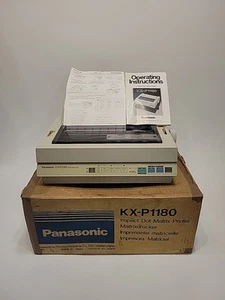 Panasonic KX-P1180 Multi Mode Dot Matrix Printer Original Packaging + Manual - Picture 1 of 24