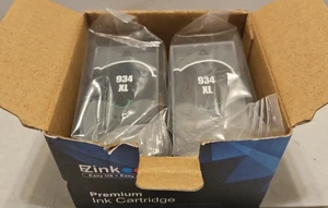 Ersatz Tintenpatronen für HP 934XL Schwarz Tintenpatronen 2er Pack - Neu M - Bild 1 von 4