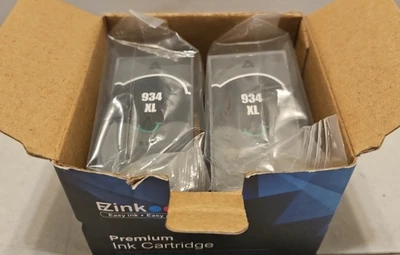 Replacement Ink Cartridges For HP 934XL  Black Ink Cartridges 2-Pack - New M - Image 1 of 4