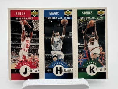 1996-97 Collector's Choice Michael Jordan / Hardaway / Kemp #M11 / M60 / M78 - Image 1 of 2