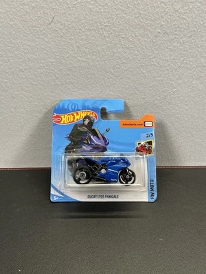 2019 Hot Wheels #58 Moto 2/5 Blue Ducati 1199 Panigale Bike - Image 1 of 2