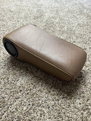 86-95 Mercedes Benz 300TE Sedan Wagon OEM Center Arm Rest Assembly Tan Leather - Image 1 of 4