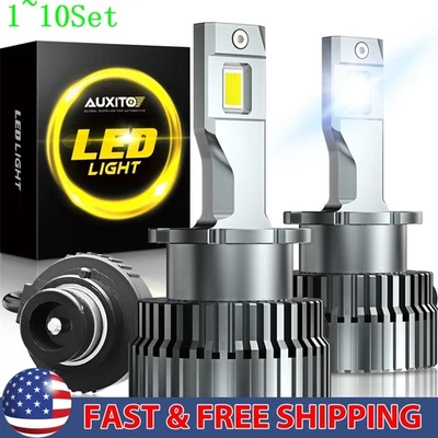 D2S D2R LED Headligh Replacement Bulb HID Xenon White High/Low Beam Lamp 1-10Set - Image 1 of 4