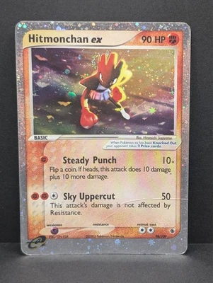 Hitmonchan ex 98/109 Ruby and Sapphire Holo Rare Pokemon TCG Nintendo HP - Image 1 of 3