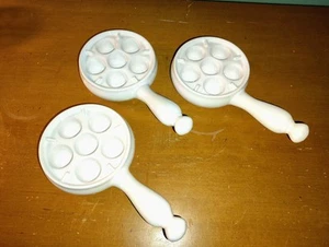 Bellini Pirolyte White Porcelain Escargot Serving Baking Dish Set of 3 Dishes - Picture 1 of 4