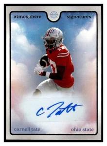 2025 Carnell Tate Atmosphere Signatures at-ct /25 Ohio State - Picture 1 of 2