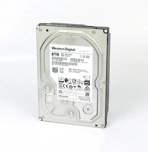 WD Ultrastar HC320 HUS728T8TAL4200 8TB SAS 3.5" Server Hard Disk Drive - Image 1 of 1