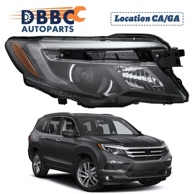 Faro halógeno para pasajero derecho Honda Pilot 2016-2018/2017-2020 Ridgeline Foto 1 de 4