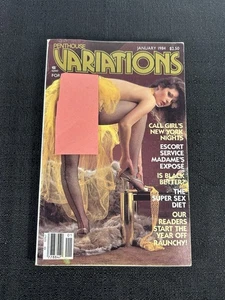Penthouse Variations Magazine January 1984 VG Condition Vintage Collectible - Picture 1 of 7