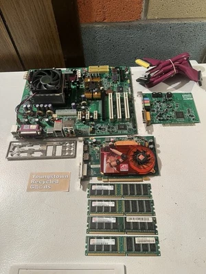 EPOX EP-9NPA+ ULTRA nFORCE4 ATHLON 64  2.2GHz CPU 2GB RAM RADEON HD3650 SB0150 - Image 1 of 4