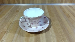 Taza/platillo de té Aynsley Bone China de colección, rosa, rosas, borde dorado, ¡Inglaterra! - Imagen 1 de 12