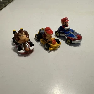 Hot Wheels Nintendo Super Mario Kart Tomica Die Cast Race Cars Mattel Lot Of 3 - Picture 1 of 7