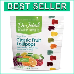 Dr. John’s Sugar Free Lollipops - Keto Friendly, Gluten-Free Candy, 150 Count - Picture 1 of 8