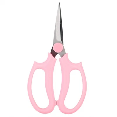 Multifunctional Floral Scissors Pruning Shears Flower Cutting Scissors(Pink) - Image 1 of 4