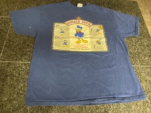 Vintage 90s Disney Store Donald Duck 1934 Hollywood Debut of the Duck T-Shirt XL - Picture 1 of 9