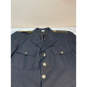 DeRossi & Son US Army Men's Service Uniform Dress Blue Jacket 70's-80's Size 48 - Picture 1 of 13