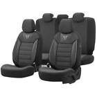 Premium Car Seat Covers, Black Grey For Morgan ROADSTER Convertible 2004-2012