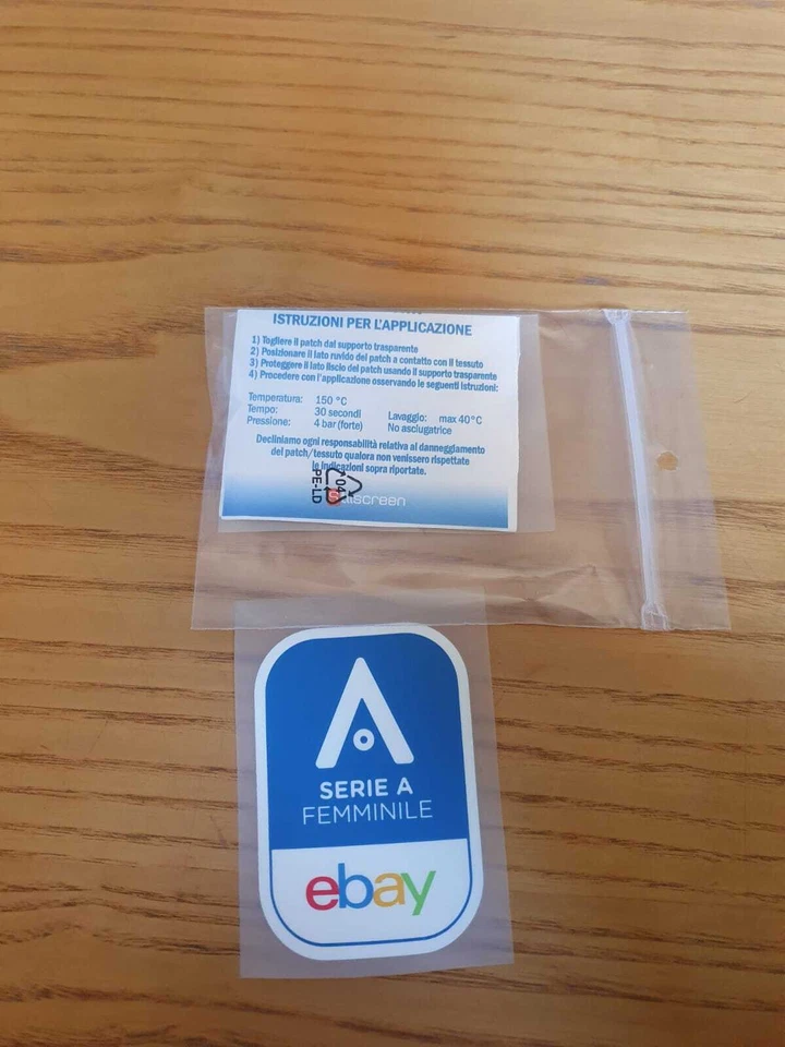 STILSCREEN Toppa UFFICIALE EBAY SERIE A FEMMINILE 23/25