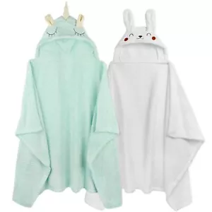 Kids Bath Towels Baby Towels with Hood Toddler Towels for Girl Boy 0-5 Years ... - Picture 1 of 7