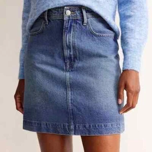 BODEN Nell Denim Mini Skirt Size 22 Blue Vintage denim R0407 b60a - Picture 1 of 9
