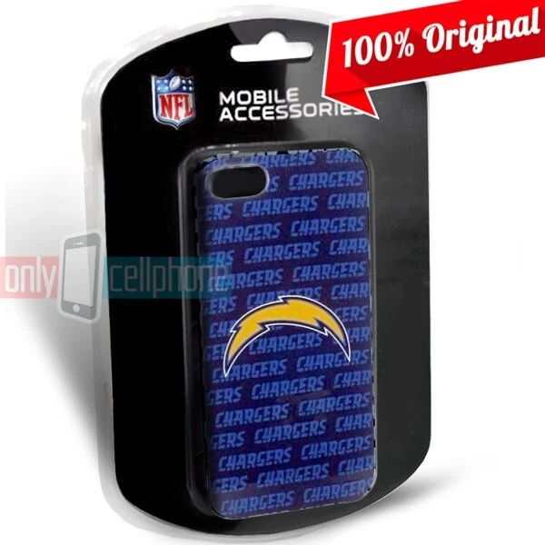 Los Angeles CHARGERS Licensed NFL Slim Cover Case for iPhone 4S/4 - Image 1 of 2